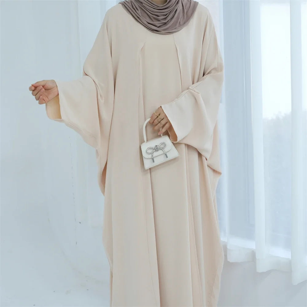 Abaya Splicing Fake Two Pieces Kaftan Abayas Caftan