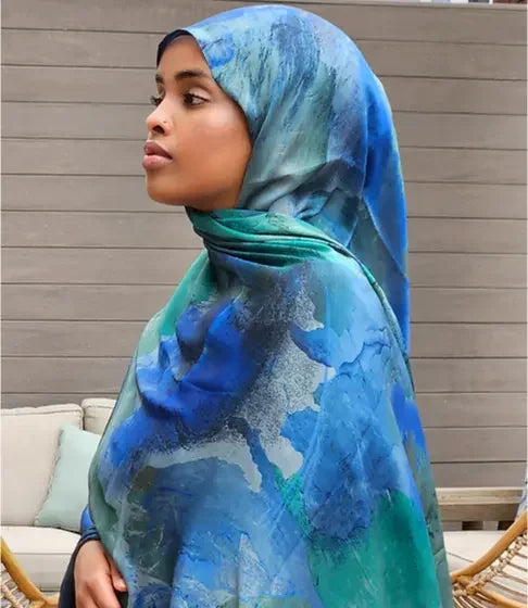 Satin Chiffon Ribbon Ombre Style