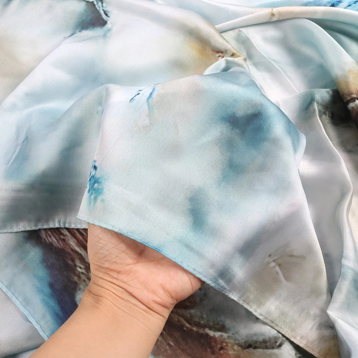 Satin Chiffon Ribbon Ombre Style