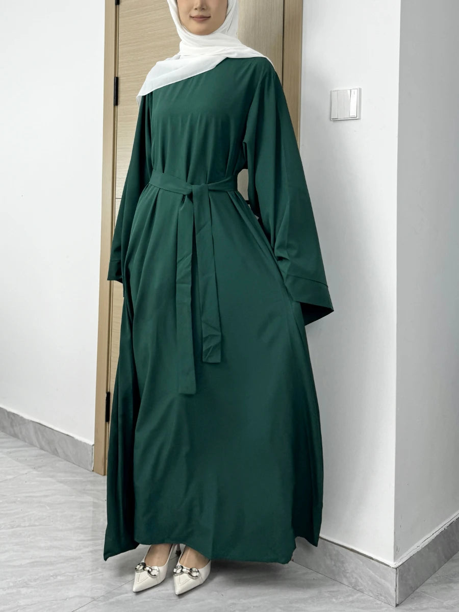 Abayas – Loose Kaftans with Belt and Full Sleeves