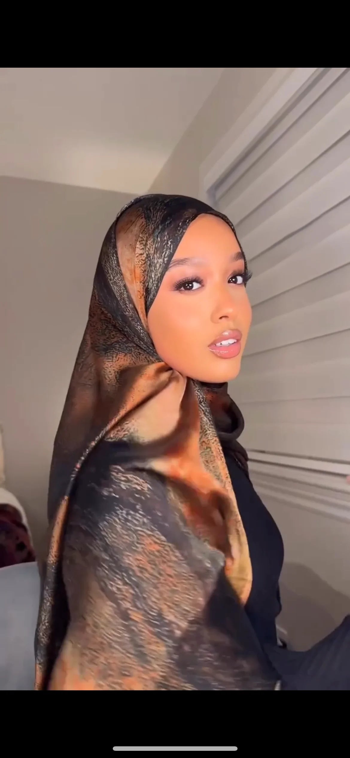 Crinkle Satin Chiffon Abaya Scarf Plain Crepe Fabric