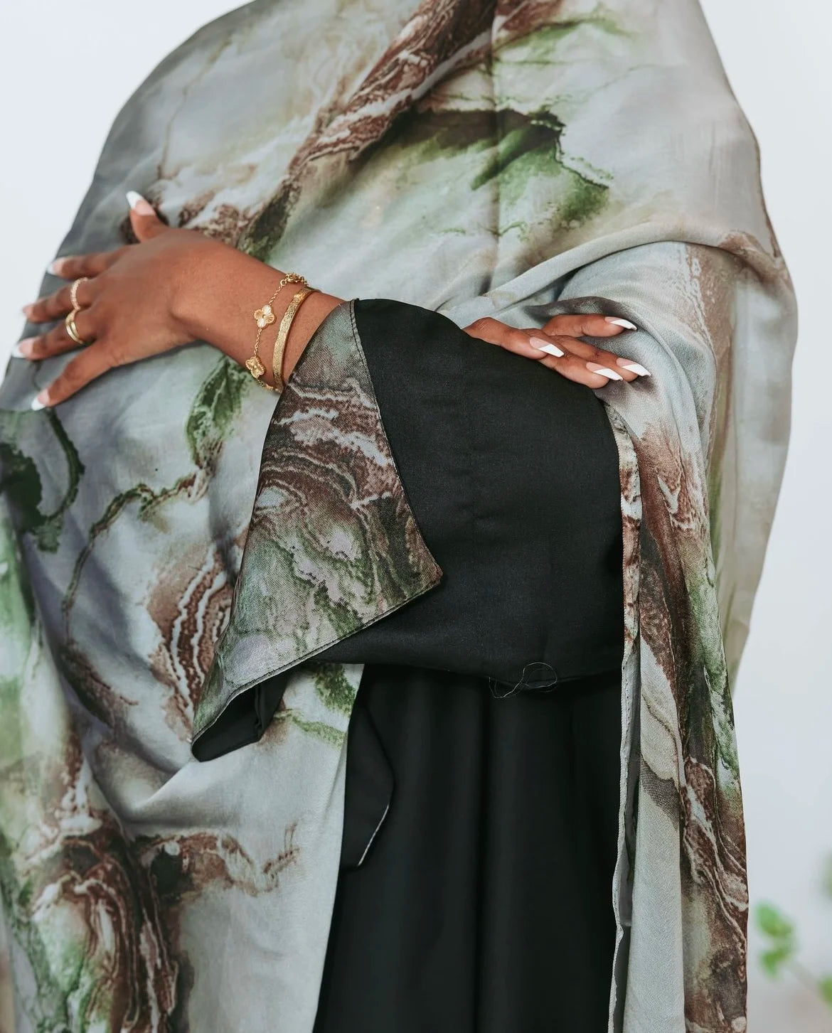 Satin Chiffon Ribbon Ombre Style