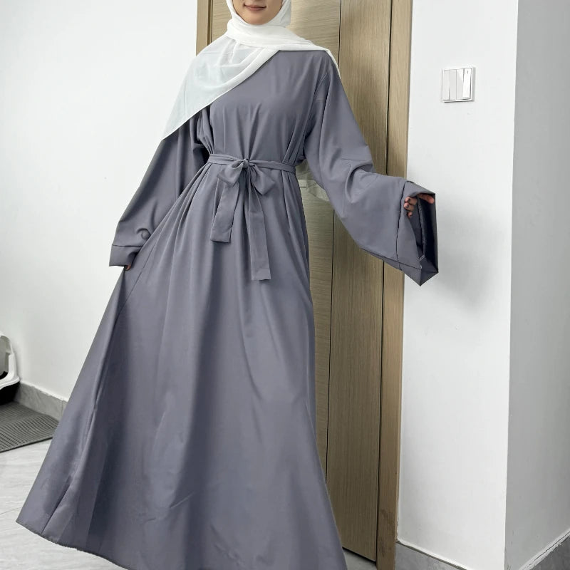 Abayas – Loose Kaftans with Belt and Full Sleeves
