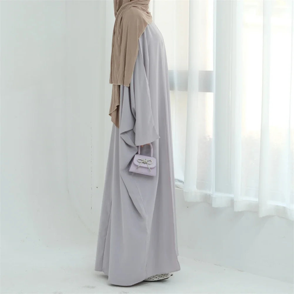 Abaya Splicing Fake Two Pieces Kaftan Abayas Caftan
