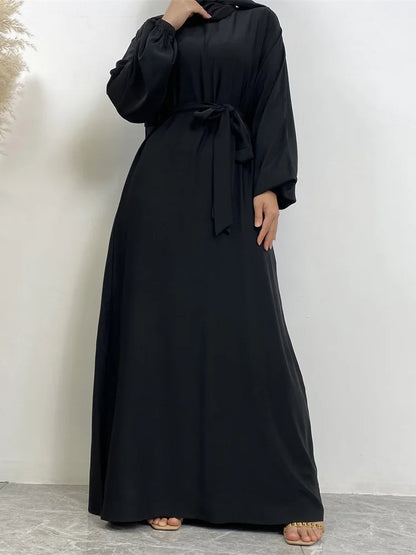 Moroccan Kaftan Solid Color Gulf Abayas Long