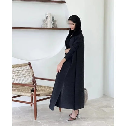 Abaya Vintage Printed Cardigan Loose Large Size Luxury Spring