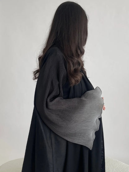 Open Front Abaya Flare Sleeve Casual Abayas Kaftans Maxi es
