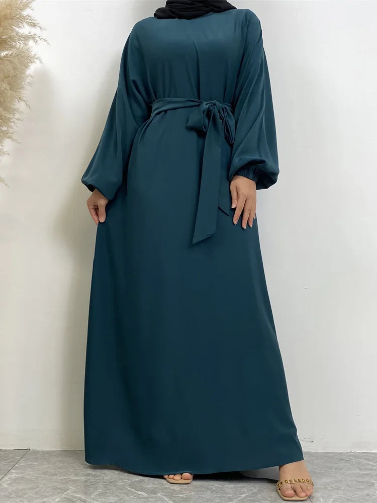 Moroccan Kaftan Solid Color Gulf Abayas Long