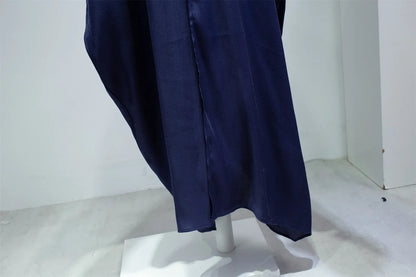 Open Front Abayas – Smocking Sleeve Kaftan Cardigan Coat Style