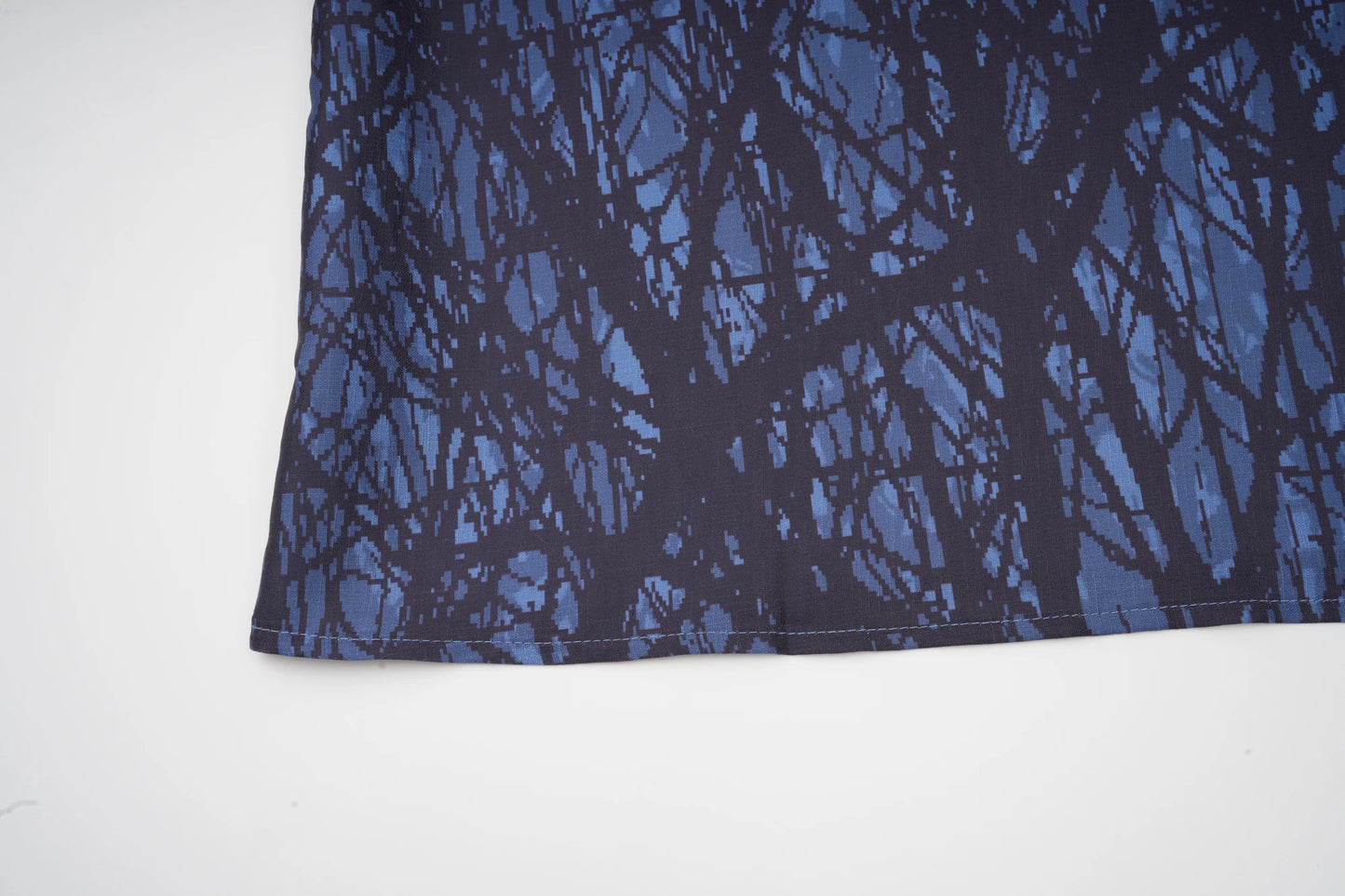 Blue Tree Branch Design Open Abaya Long Outer Garment Moroccan ing in Daily Life or