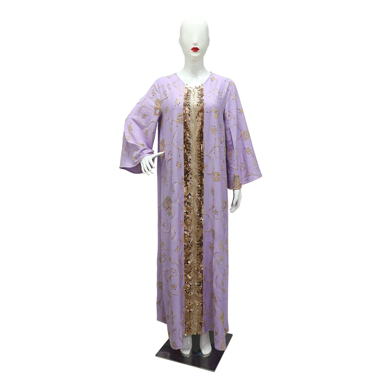Embroidery Sequins Abaya Maxi Kaftan Party Caftan Party es