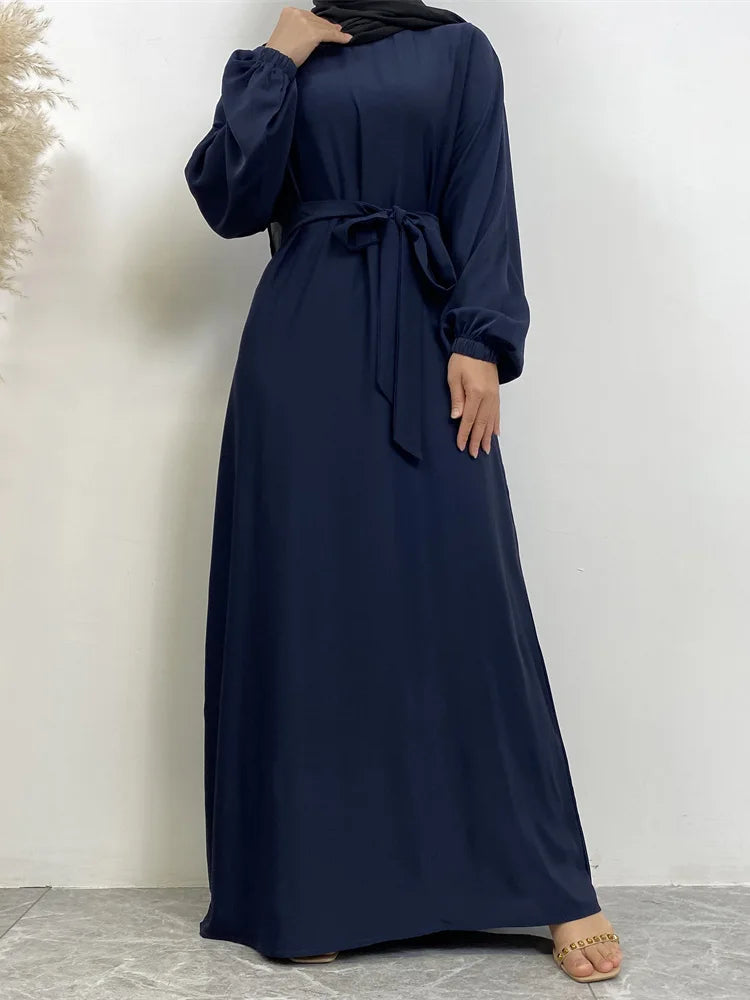 Moroccan Kaftan Solid Color Gulf Abayas Long