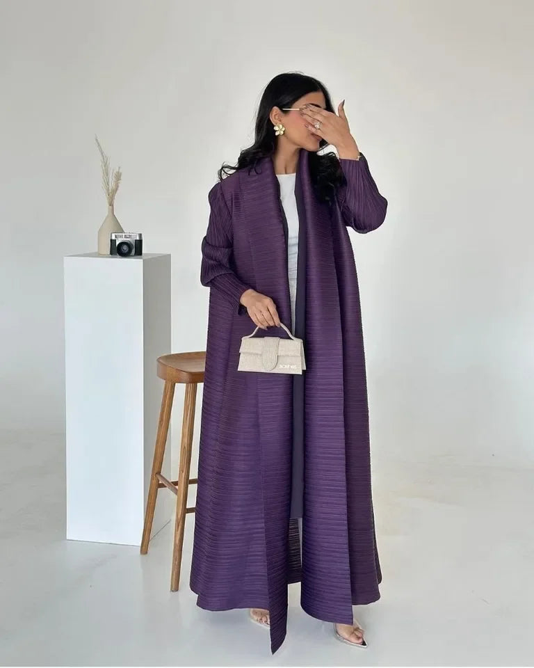 Abaya Vintage Printed Cardigan Loose Large Size Luxury Spring