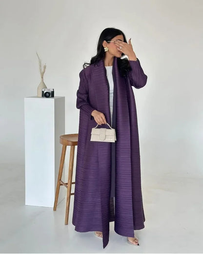 Abaya Vintage Printed Cardigan Loose Large Size Luxury Spring