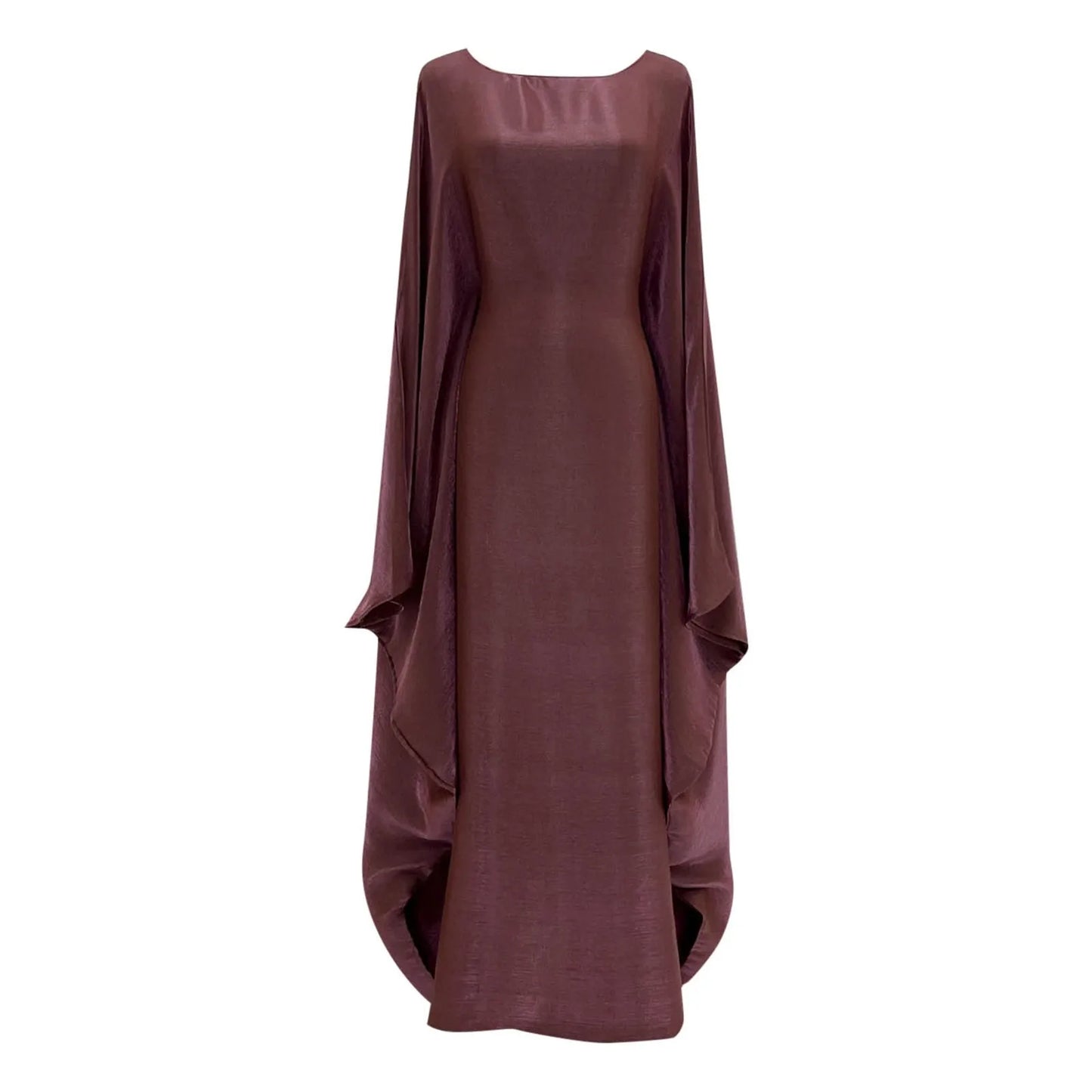 Abaya Smocking Sleeve One-Piece Black Turkish y