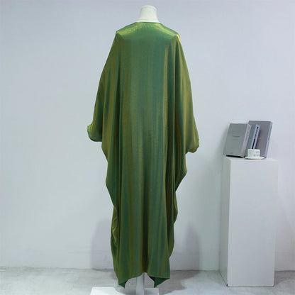 Open Front Abayas – Smocking Sleeve Kaftan Cardigan Coat Style