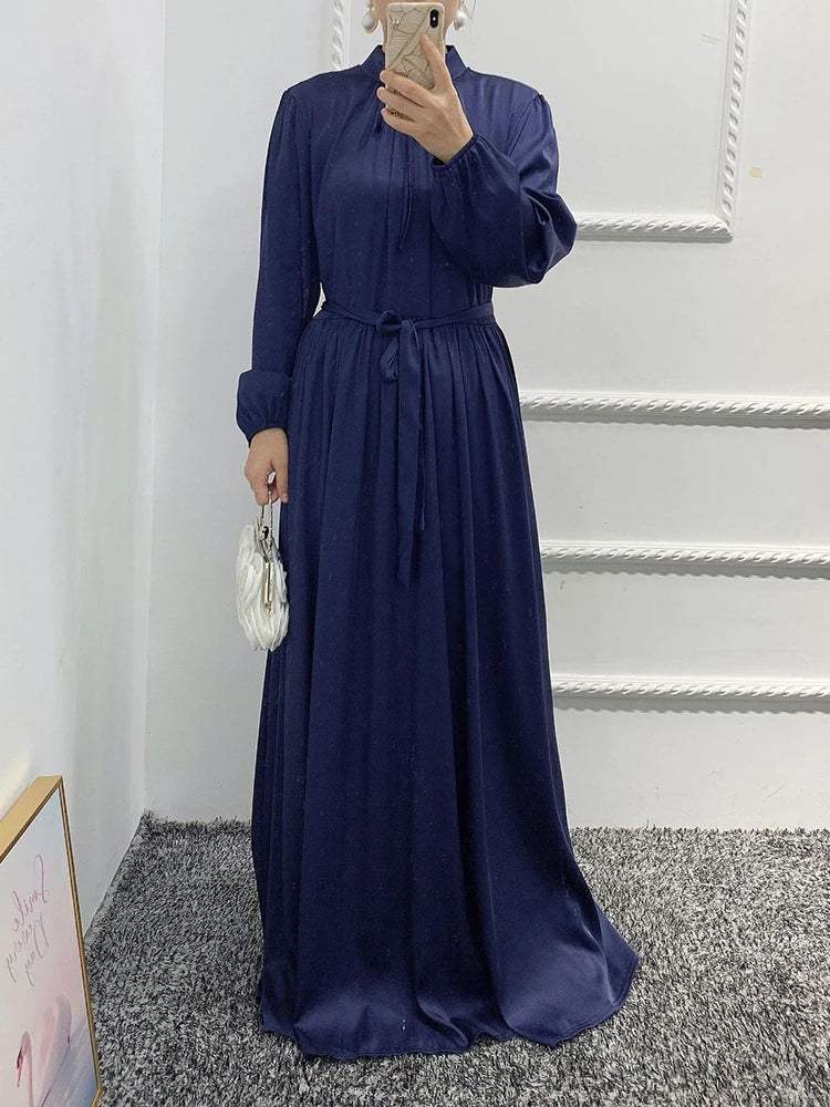 Abaya India Abayas Solid Turkey Morocco Kaftan Longue Largos 2022