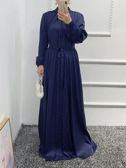 Abaya India Abayas Solid Turkey Morocco Kaftan Longue Largos 2022