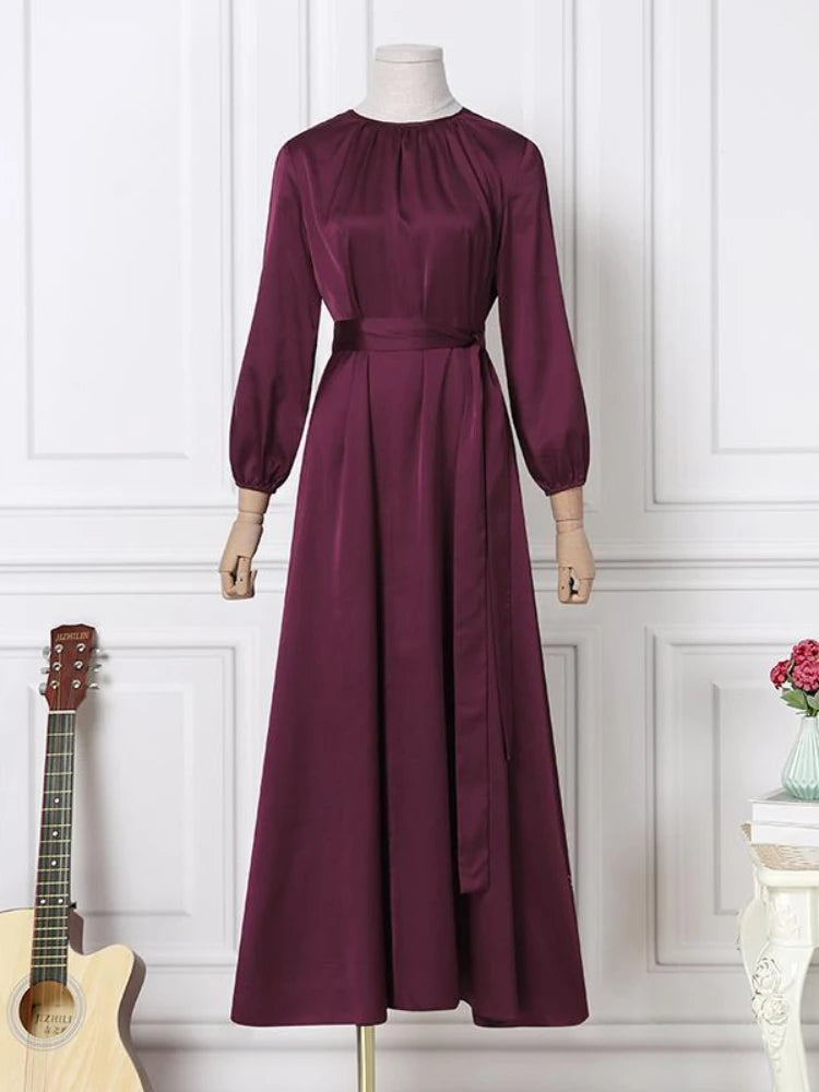 Abaya India Abayas Solid Turkey Morocco Kaftan Longue Largos 2022