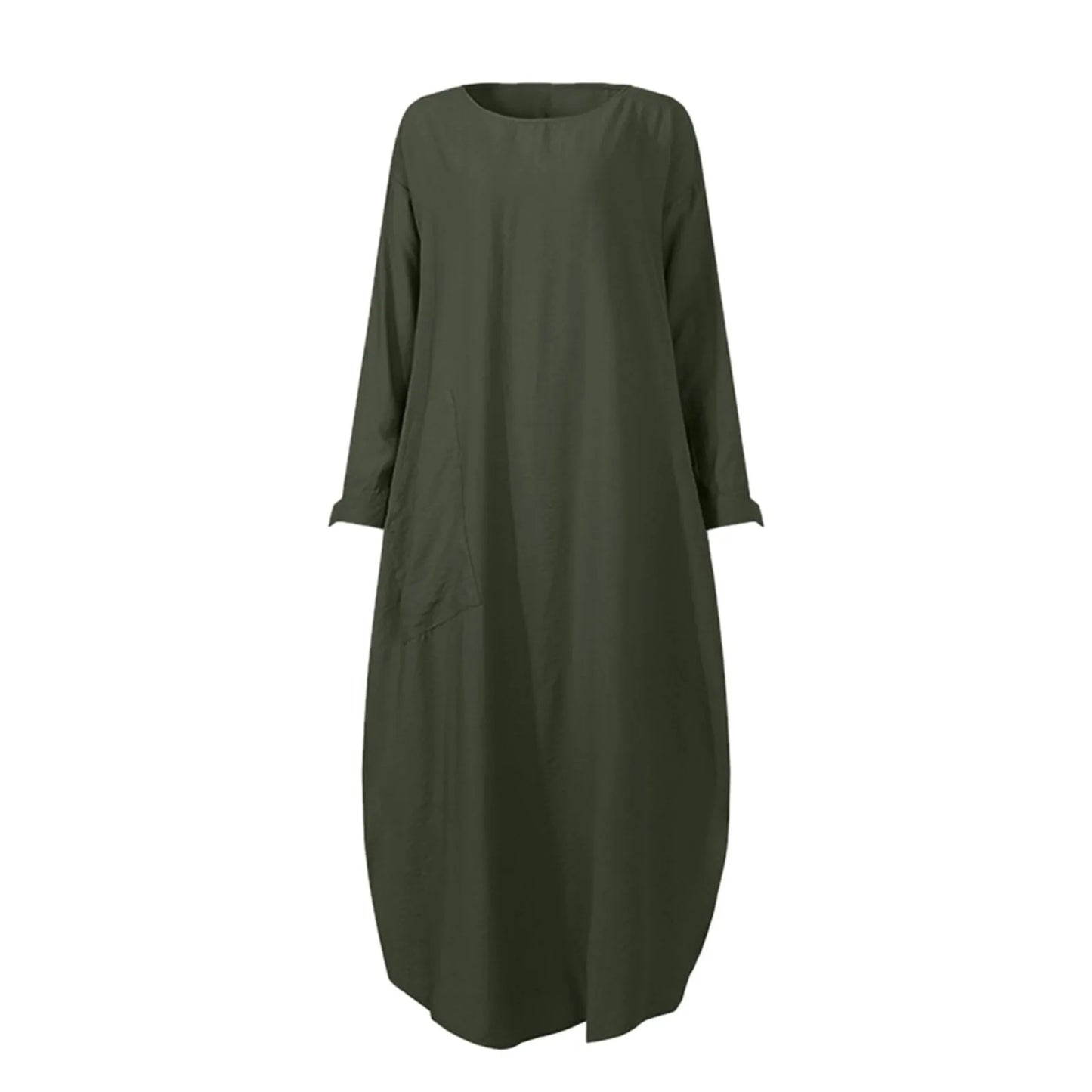 Long Sleeve Casual Arabian Abayas Solid Color Abaya Turkey Kaftans s Maxi