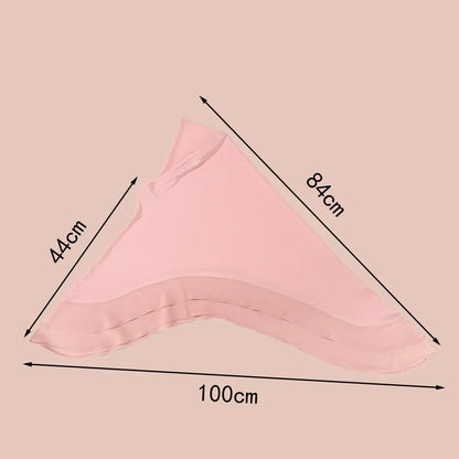 Hijab ern 's Turban Scarf Solid Color Multi-Color Crystal Linen Double Layer Chiffon Hijab Hat