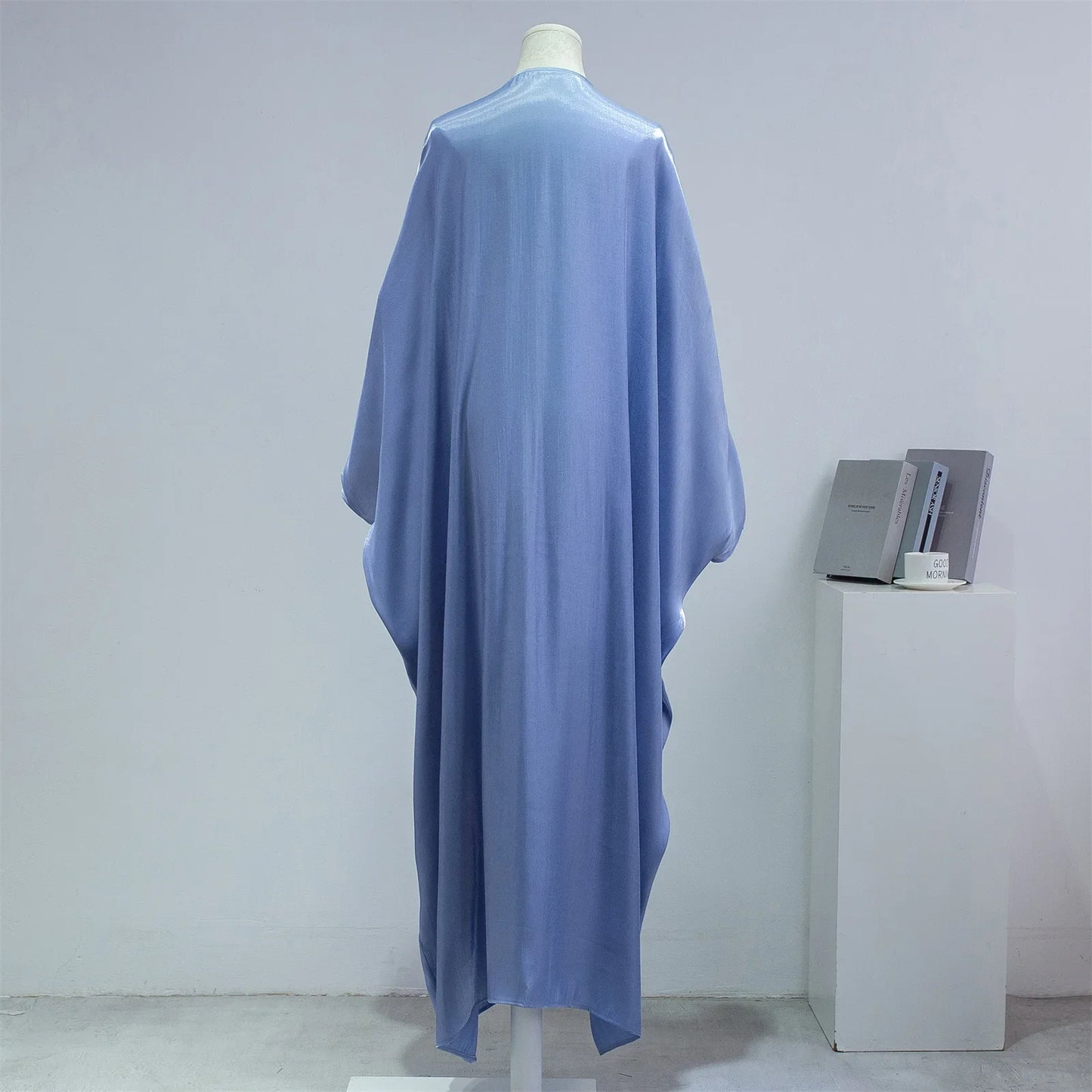 Open Front Abayas – Smocking Sleeve Kaftan Cardigan Coat Style
