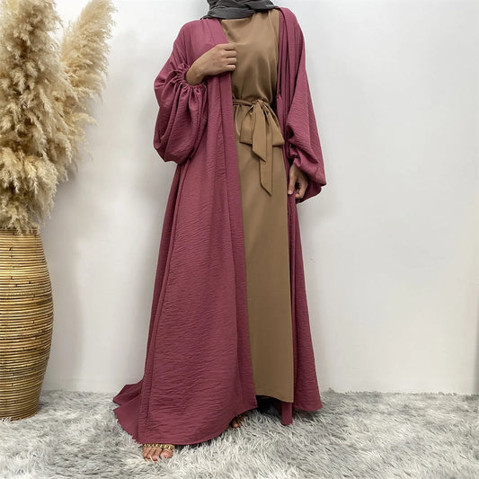 Woman‘S Abaya Turkey Sets Hugs High Quality Set Moroccan Caftan Evening