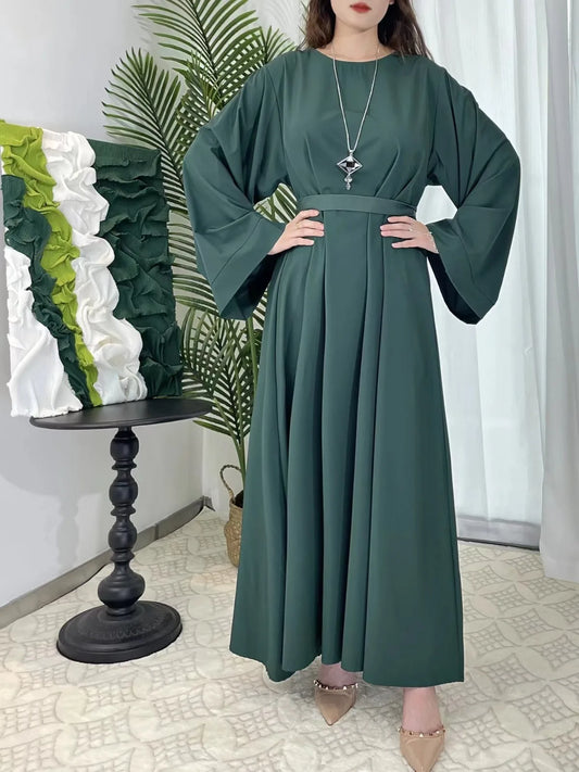 Abayas Kaftans With Belt Full Sleeve s