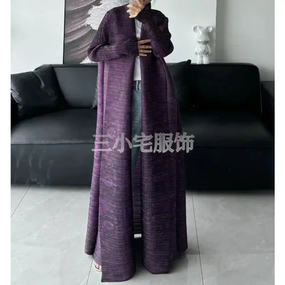 Abaya Vintage Printed Cardigan Loose Large Size Luxury Spring