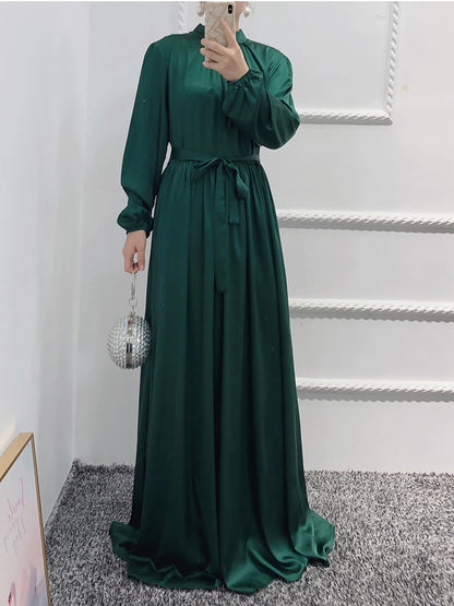 Abaya India Abayas Solid Turkey Morocco Kaftan Longue Largos 2022