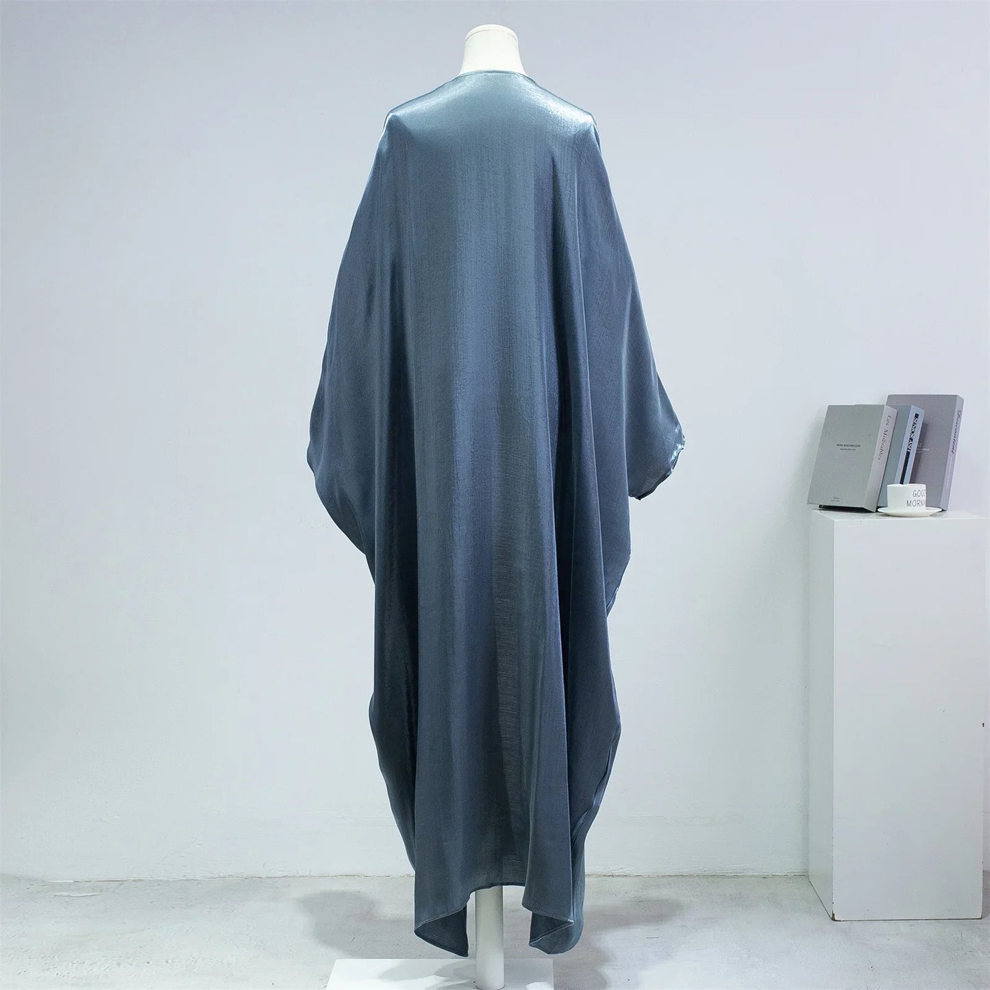 Open Front Abayas – Smocking Sleeve Kaftan Cardigan Coat Style