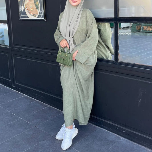 Abaya Luxury Plain Turkey Abayas Kaftan Arabe