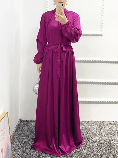 Abaya India Abayas Solid Turkey Morocco Kaftan Longue Largos 2022
