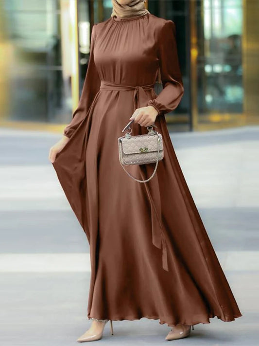 Abaya India Abayas Solid Turkey Morocco Kaftan Longue Largos 2022