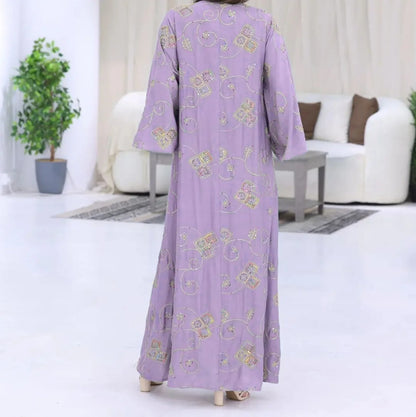 Embroidery Sequins Abaya Maxi Kaftan Party Caftan Party es