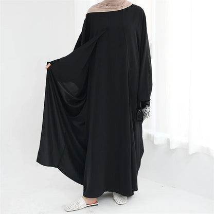 Abaya Splicing Fake Two Pieces Kaftan Abayas Caftan