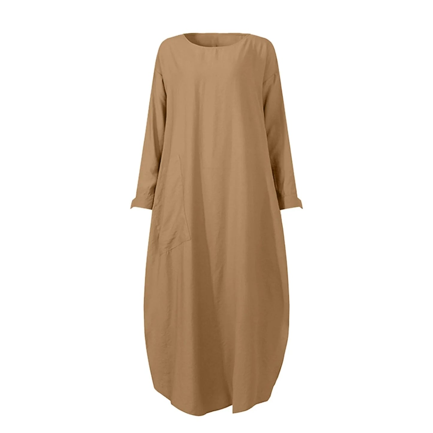 Long Sleeve Casual Arabian Abayas Solid Color Abaya Turkey Kaftans s Maxi