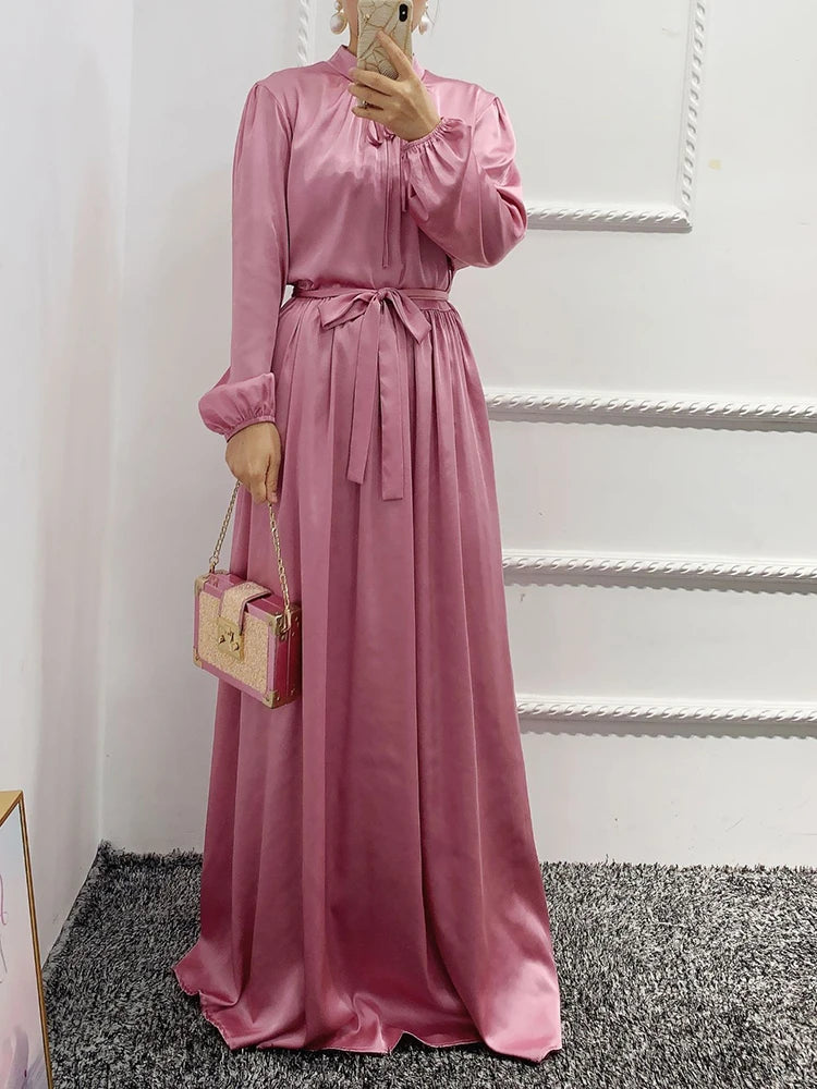 Abaya India Abayas Solid Turkey Morocco Kaftan Longue Largos 2022