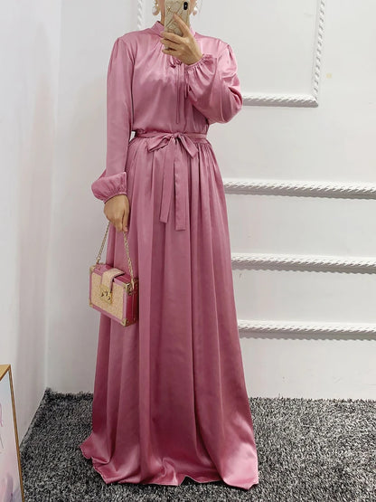 Abaya India Abayas Solid Turkey Morocco Kaftan Longue Largos 2022