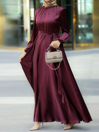 Abaya India Abayas Solid Turkey Morocco Kaftan Longue Largos 2022