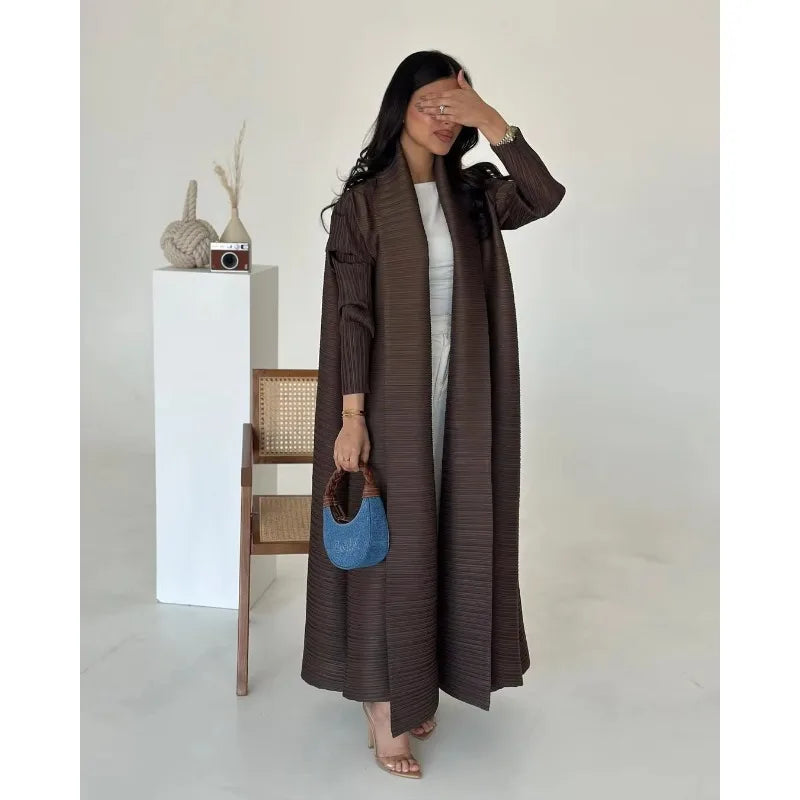 Abaya Vintage Printed Cardigan Loose Large Size Luxury Spring