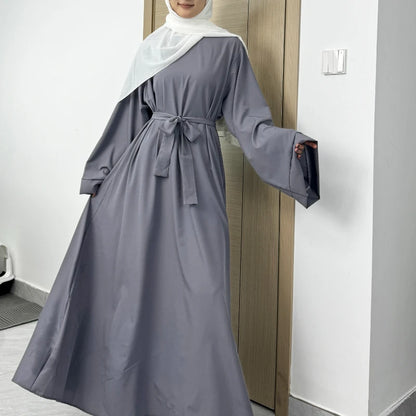 Abayas – Loose Kaftans with Belt and Full Sleeves
