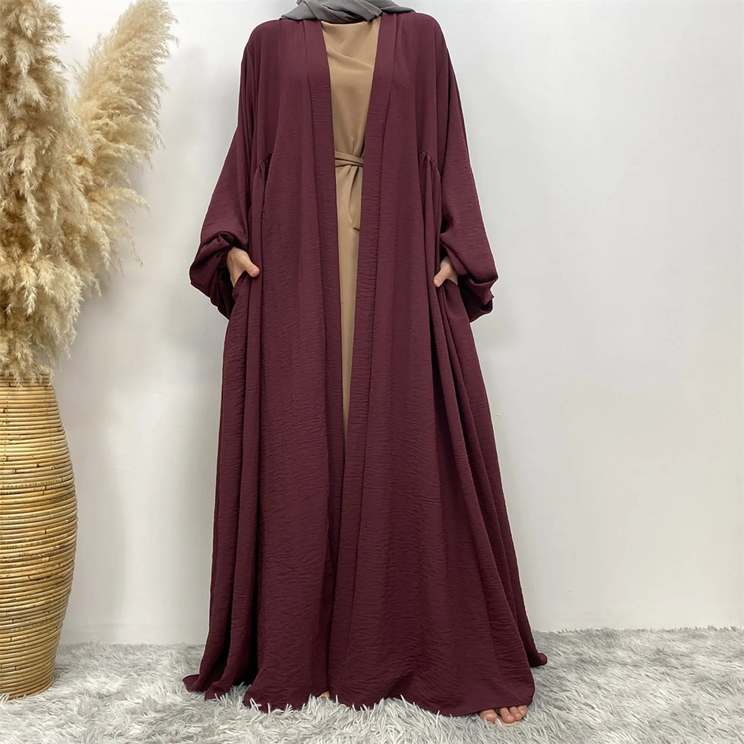 Woman‘S Abaya Turkey Sets Hugs High Quality Set Moroccan Caftan Evening