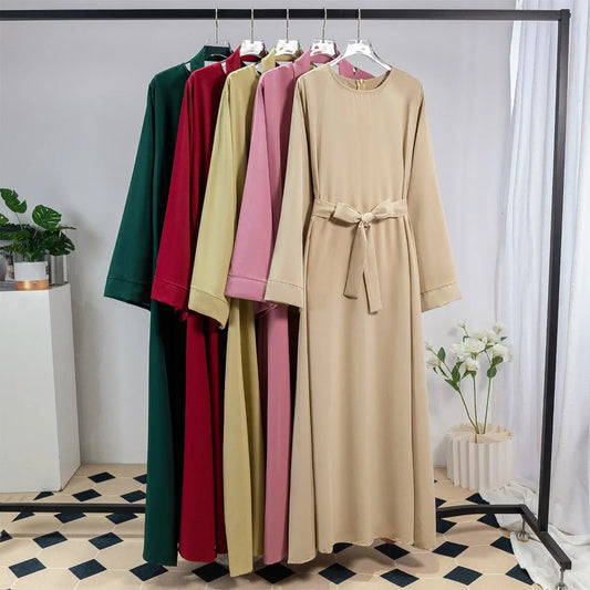 Belted Kaftan – Long Sleeves and Flowing Silhouette