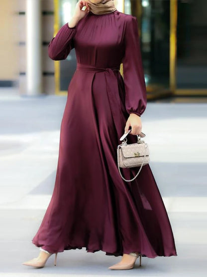 Abaya India Abayas Solid Turkey Morocco Kaftan Longue Largos 2022