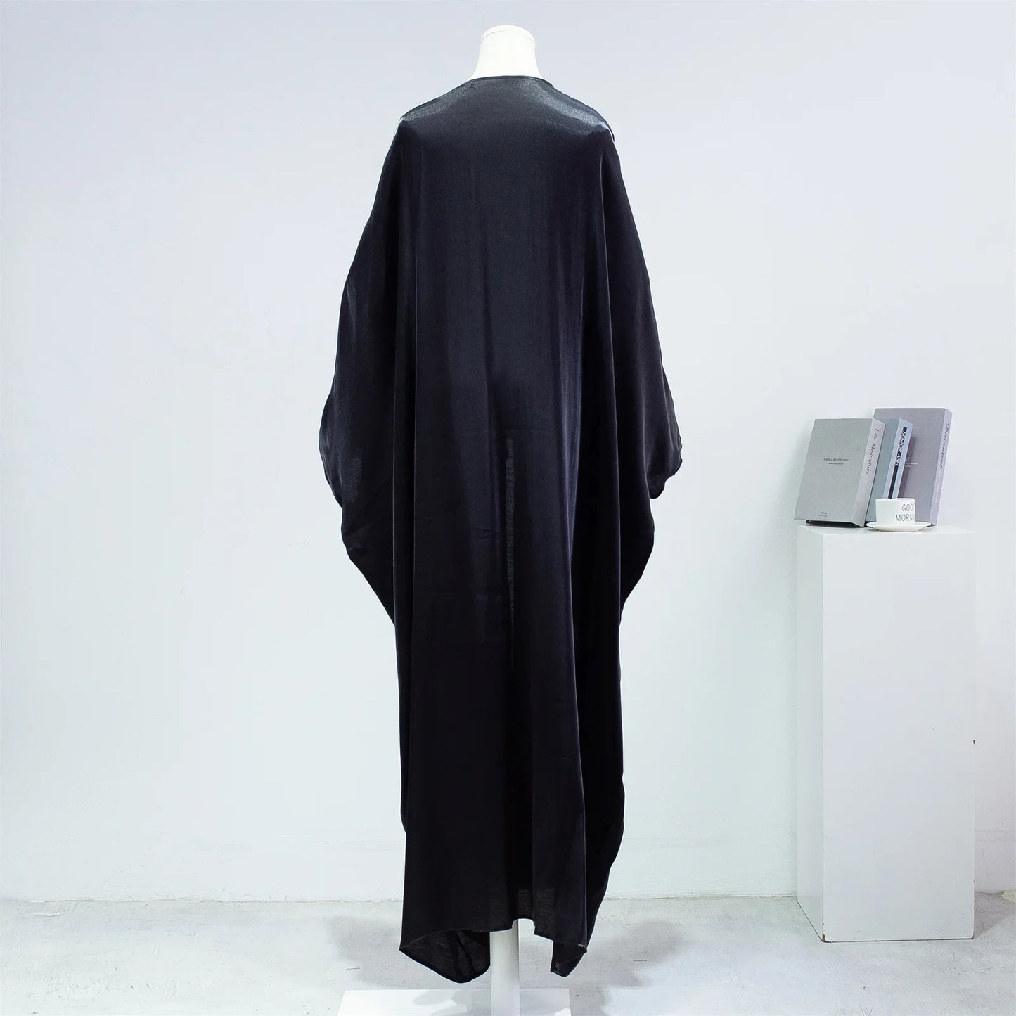 Open Front Abayas – Smocking Sleeve Kaftan Cardigan Coat Style