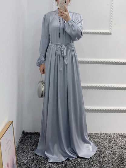 Abaya India Abayas Solid Turkey Morocco Kaftan Longue Largos 2022